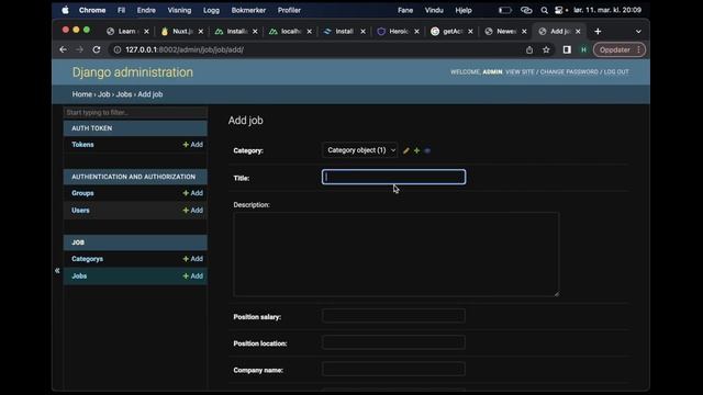 Learn Django and Nuxt 3 by Building a Job Board | Full Course | Tailwind, Django Rest Framework