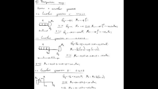 Определение перемещений. Правило Верещагина.