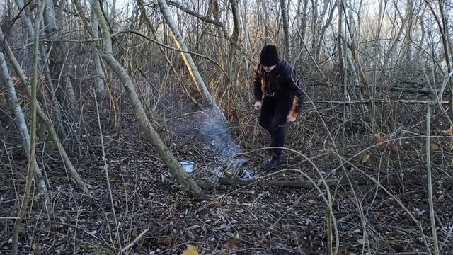Домашняя ряженка в лесу! Готовлю ряженку в диких условиях! смотреть онлайн