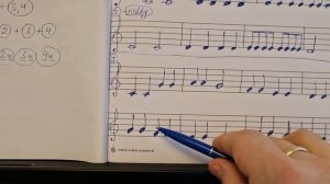 Урок 005 / Нотная грамота / Правильная расстановка нот / Поём и играем мелодию ЧИЖИК - ПЫЖИК...