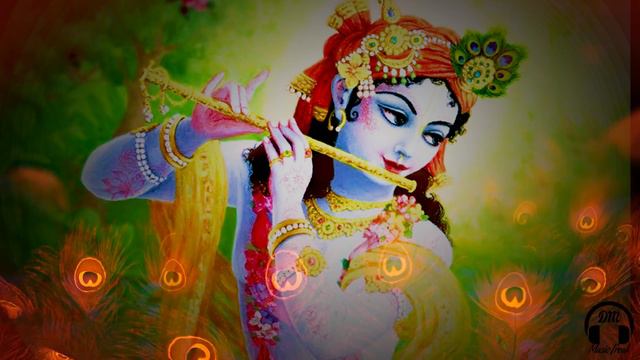 Sri Krishna Flute Music Theme | Relaxing Meditation Music For Your Mind смотреть онлайн