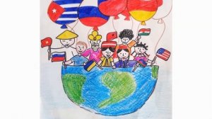 Детские рисунки ко Дню Народного Единства