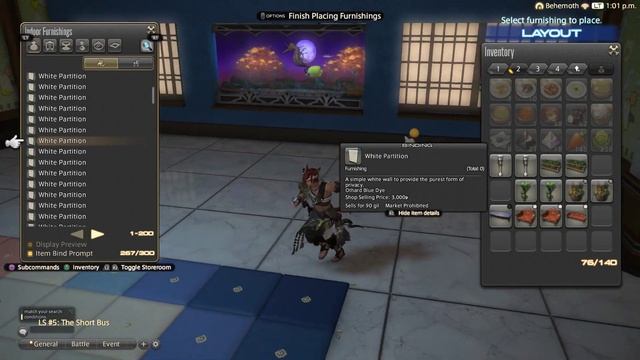 Final Fantasy 14 Aquarium wall смотреть онлайн