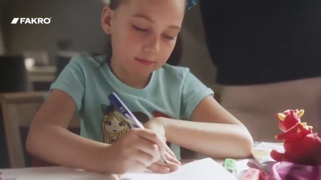 Мансардные окна FAKRO со среднеповоротным открыванием смотреть онлайн