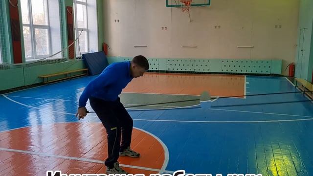 Лыжная подготовка. Имитация работы рук при обучении лыжным ходам.