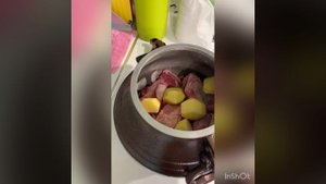 Телячьи ребра в афганском казане