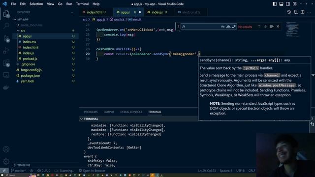Electron Js Tutorial (IPC RENDERER & IPCMAIN ) смотреть онлайн
