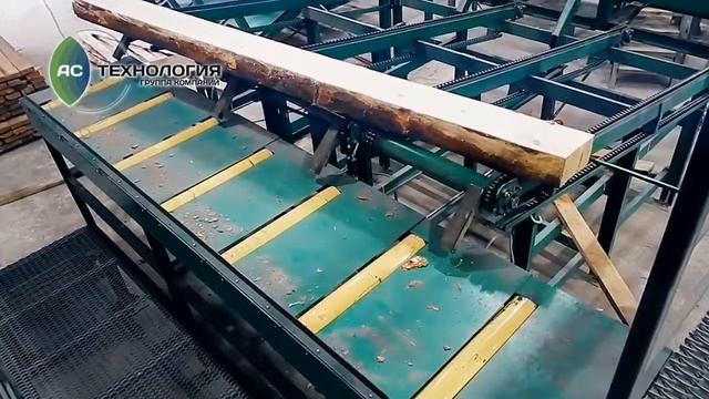 Лесопильная линия на базе станков Akkuslar производительностью 400 м.куб пиловочника в смену
