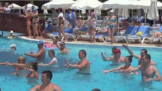 ФИРМЕННЫЙ ТАНЕЦ отеля Palmeras Beach Hotel 5_(CLUB INSULA 5_) -  Алания Турция