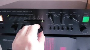 YAMAHA MX-50 amp + YAMAHA C-6 pre-amp - Sound, demo test after repair and maintenance