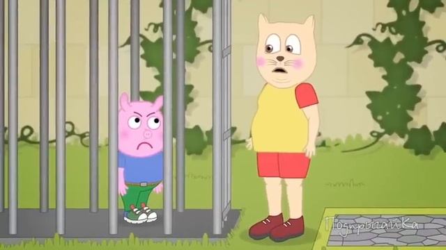 Поросёнок Жорж Новые серии Брюс и Жорж в ЗООПАРКЕ!! ПодпрыгайКа смотреть онлайн