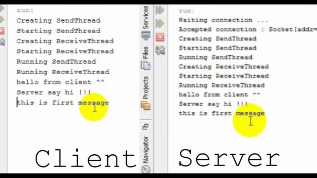 Java socket смотреть онлайн