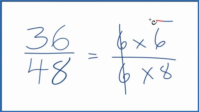 How to Simplify the Fraction 36/48 смотреть онлайн