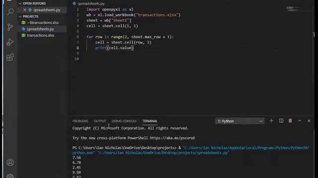 How to automate excel spreadsheets in python. смотреть онлайн