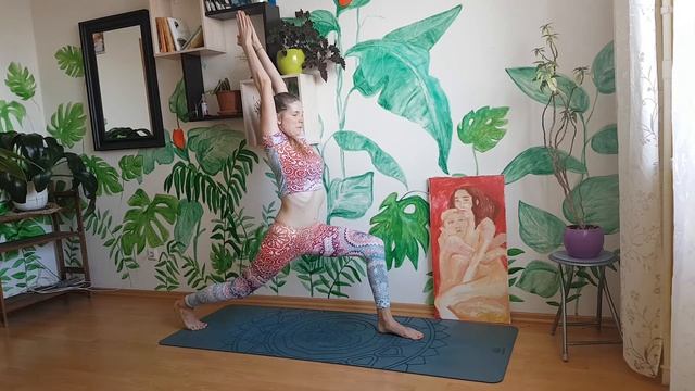 Сильные ноги. Поза воина. смотреть онлайн