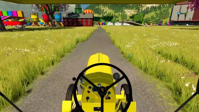 CORN TRANSPORTATION CHALLENGE WITH MINI PORSCHE TRACTORS - Farming Simulator 22 смотреть онлайн