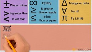 List of Mathematical Symbols in English | MATH Symbols Vocabulary Words