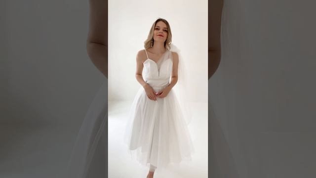 Свадебное платье Летиция миди