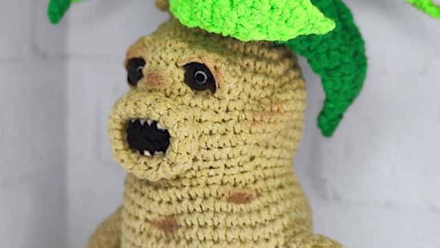 Мандрагора Вязаные игрушки Корень Мандрагоры Гарри Поттер
