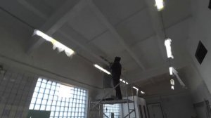 Покраска потолка и стен дешево - краскопультом Мастер сервис Киев.
