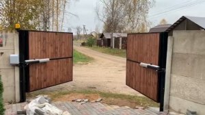 Распашные Ворота с электроприводом