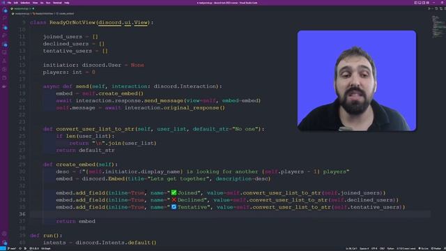 How to Look for Players in Discord with Python and Discordpy