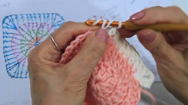 PIGGY GRANNY SQUARE | Свинка крючком | Вязание крючком. Magicmornings | Crochet tutorial. смотреть онлайн