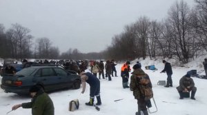 Зимняя рыбалка на Урге. Чувашия.