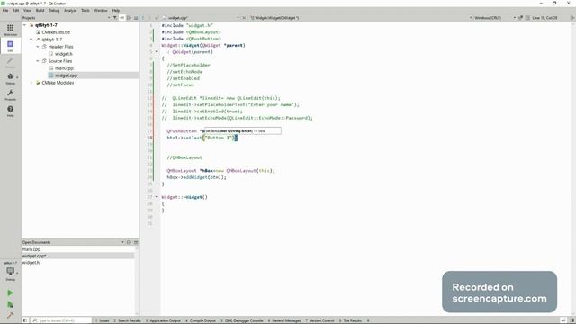 Day 7 - QButton Widget смотреть онлайн