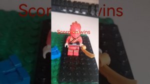 лего анимация мортал комбат скорпион VS саб-зиро