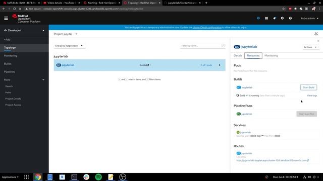Deploy Jupyterlab on OpenShift from a Dockerfile смотреть онлайн