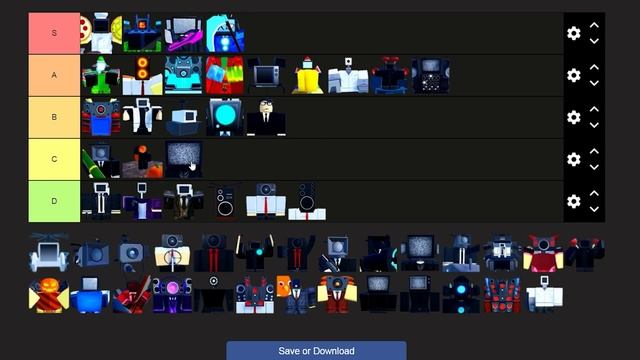 ✨ТИР ЛИСТ в Toilet Tower Defense! ТУАЛЕТ ТОВЕР ДЕФЕНС Tier List в РОБЛОКС смотреть онлайн