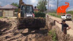 Планировка участка перед благоустройством.