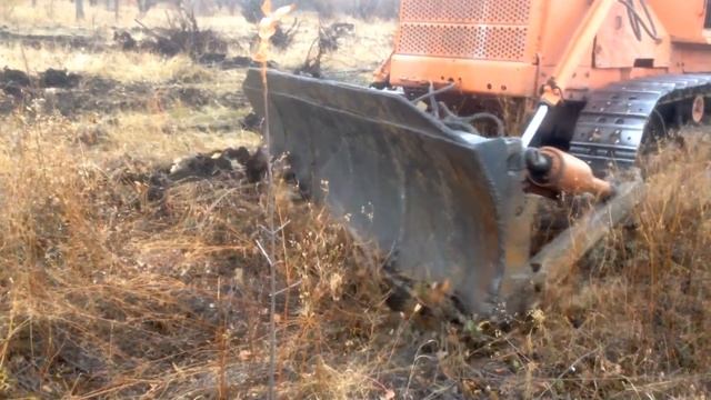 Корчевка пней бульдозером т170 смотреть онлайн
