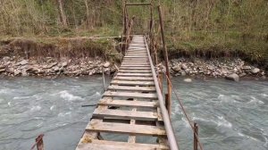 Сочи, Чвижепсе-1. Нарзан, заброшенный санаторий и горные потоки.