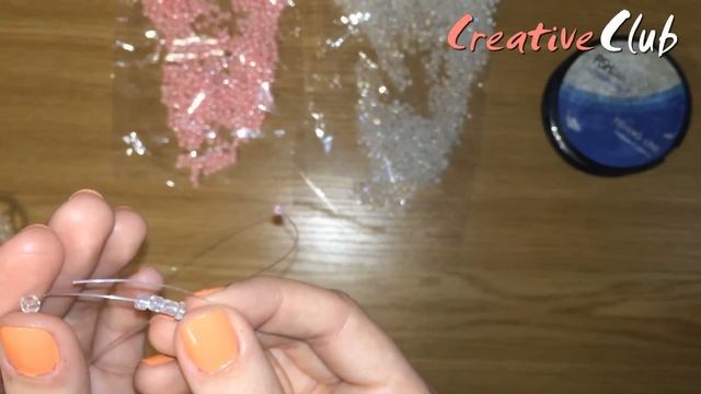 Простой браслет из бисера - Плетение бисером смотреть онлайн