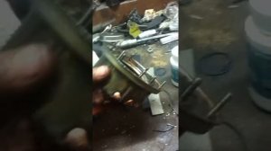 Результат пайки (твердым припоем) бачка из нержавейки от парогенератора.