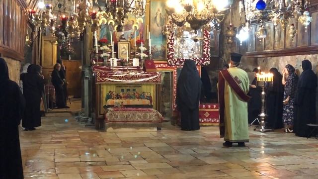 Ночная Литургия в Гефсимании смотреть онлайн