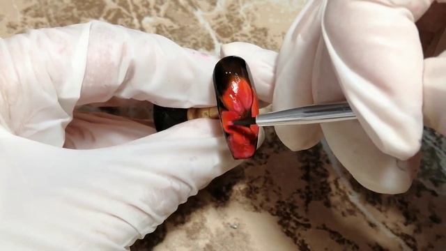 Рисуем мак на ногтях? смотреть онлайн