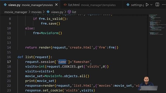 Part 14 - Sessions in Django | Python Django Tutorial | Brototype Tutorials Malayalam