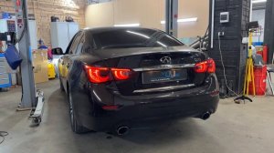 Сделали звук выхлопа более ярким и басистым - Infinity Q50