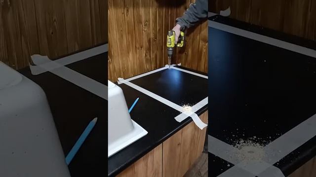 ВРЕЗАЛ мойку как настоящий ПРОФИ                                        Kitchen sink installation