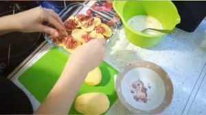 Картофельная запеканка с фаршем и сливочно-сырным соусом/Простой рецепт