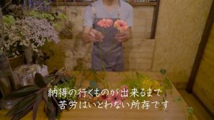 花屋vlog #24【exotic bouquet】ガーベラ バラを使ってエキゾチックな花束を　花屋の仕事は異国を醸し出す