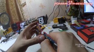 Samsung C3520 разборка, замена шлейфа/disassembly