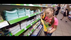 Покупки канцтоваров в школу в магазине FIX PRICE.
