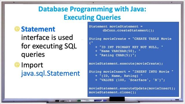 Database Systems - Java Database Programming with MySQL and Connector/J - Using Query Parameters
