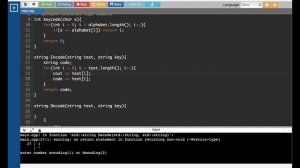 программирование шифра виженера на C++