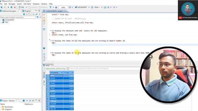 ?P1-Mastering SQL: 200 Essential Queries NULL, NOT NULL, Where Clause ?? #bigdata #testing смотреть онлайн