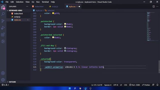 How To Build A Typing Game Using HTML CSS JS | Hands Typing On Keyboard JS